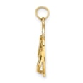 thumbnail image 2 of FB Jewels 14K Yellow Gold 3D Destin Florida Double Flip-Flop Pendant, 2 of 4