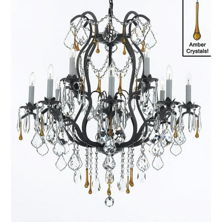 Rosdorf Park Clemence 12 Light Black Chain Candle Style Chandelier Rosdorf Park Clemence 12 Light Black Chain Candle Style Chandelier