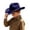 Navy, variant on PMVFHDE Adjustable Size Western Style Cowboy Sun Hat For Boys Girls