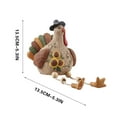 thumbnail image 3 of ​7" Resin Thanksgiving Turkey Centerpiece with Sunflowers - Multicolor Fall Table Decor for Fireplace, Shelf (Gift Ready)​​ Multicolored, 3 of 9
