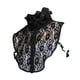 thumbnail image 3 of Collar falso, cuello falso de encaje de encaje para mujeres para atuendos, suéter, camisas Negro, 3 of 9