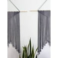 thumbnail image 4 of Minimalist wall hanging, Ombre Steel Gray tapestry, 4 of 8