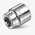 thumbnail image 3 of 12 Point Socket 1/2" Drive by 27mm Metric CR-V Steel Shallow Sockets, 3 of 7