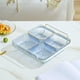 thumbnail image 5 of Bandeja para servir refrigerios, contenedor para condimentos, multifuncional Púrpura 4 Rejillas, 5 of 6