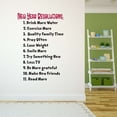 thumbnail image 3 of Family New year Resolutions Inspirational Quotes & Sayings Wall Decal Decoration Be More Grateful Motivational Quote Lettering Lasts Years and Easily Removable - Size: 24 In(W) x 40 In(H), 3 of 5