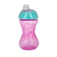thumbnail image 5 of Nuby Clik-It Vaso para sorber con boquilla suave, sin derrames y fácil agarre para niñas - (paquete de 3) 10 oz - 6+ meses, 5 of 5