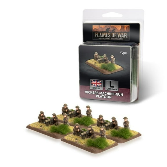 Battlefront Flames of War BR728 Late War Vickers Machine Gun Platoon