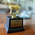 thumbnail image 4 of Griffco Supply The Goat Trophy - G.O.A.T Greatest of All Time Trophy, Funny Trophy for Boss, Coworker, Friend, 4 of 5
