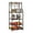 Brwon, variant on TEQIN 5-Tier Kitchen Bakers Rack, 57.4 Inch Coffee Bar Table, Farmhouse Microwave Oven Stand Cabinet Open Storage Shelves for Small Spaces, Corner Organizer Storage Shelf for Spices and Pots