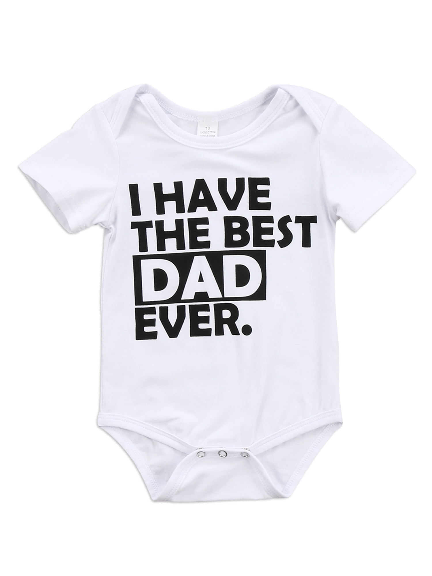 farrubbyine8 Best Daddy Mommy Newborn Infant Baby Boys Girls Romper