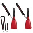 thumbnail image 1 of Cowbells Mardili de 10 pulgadas con asa para eventos deportivos, paquete de 2, 1 of 6