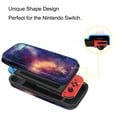 thumbnail image 4 of Fintie Carrying Case for Nintendo Switch OLED Model 2021/Switch 2017, Hard Shell Shockproof Protective Cover Travel Bag, w/10 Game Card Slots for Switch Console Joy-Con & Accessories, Galaxy, 4 of 9