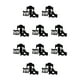 thumbnail image 3 of Bewildely Copa de dirección de rendimiento RC Car S para ECX 1/12 Rc RGT 136100 negro negro 10Conjunto, 3 of 6