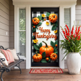 thumbnail image 6 of LUUFILx Thanksgiving Backdrop Banner with Pumpkins Turkeys Autumn Leaves and Sunflowers for Harvest Festival Family Gathering Party Supplies Photography Props, 6 of 9