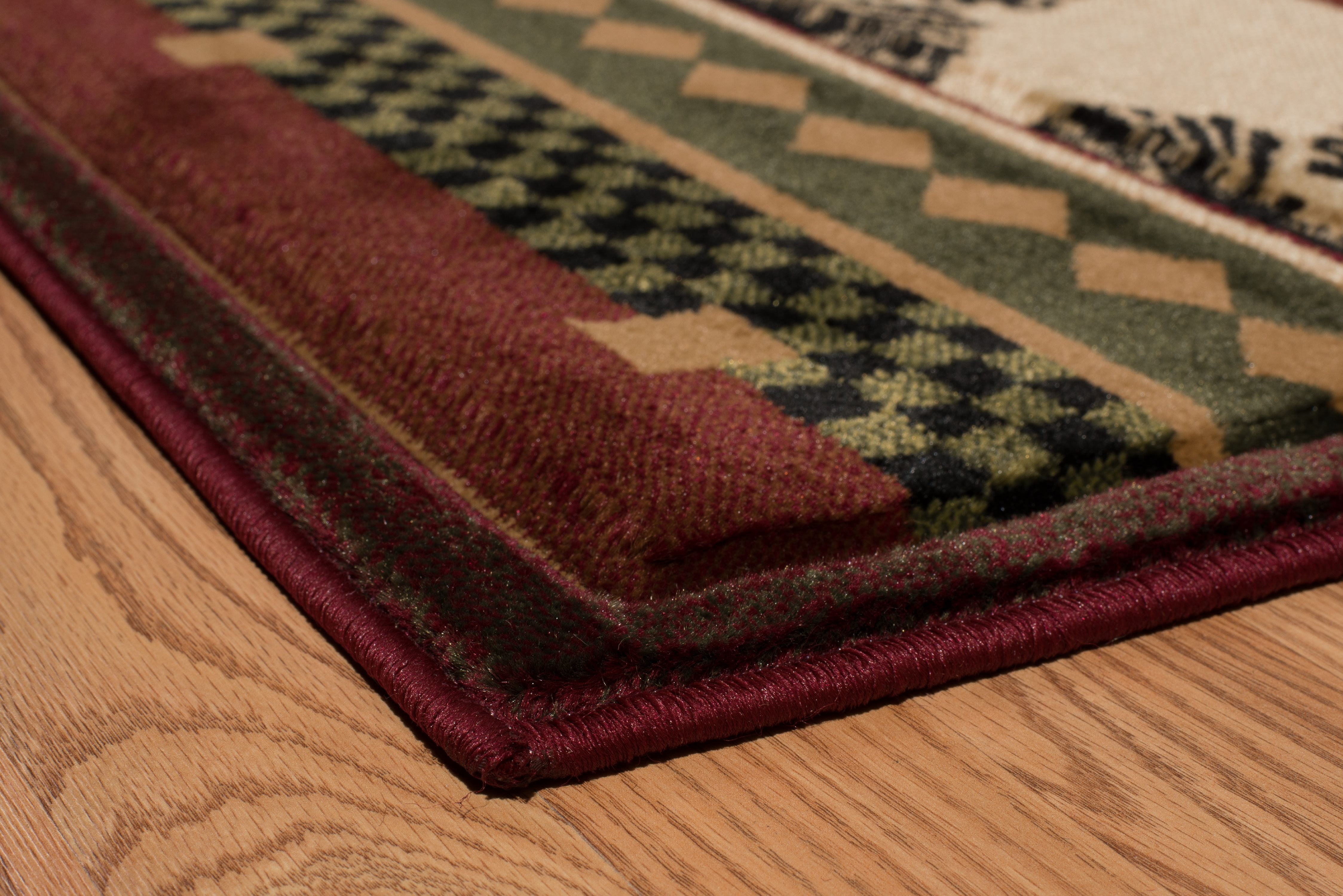 United Weavers Waretown John Q. Vanya Lodge Toffee Woven Polypropylene Area Rug or Runner