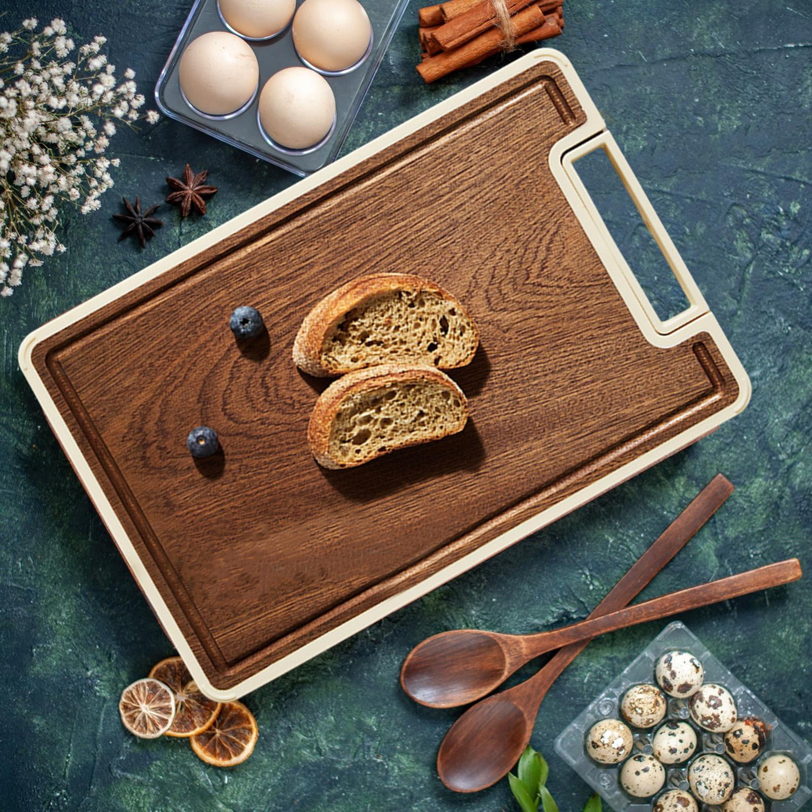 Baoblaze Chopping Board Decorative Wooden Cutting Board for Vegetables Bread Chopping