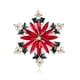 thumbnail image 1 of 1 Uds. Broche de copo de nieve para falda de suéter con adornos de diamantes de aleación Rojo Verde RV011031-01471SDJ, 1 of 4