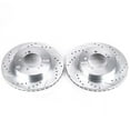 thumbnail image 2 of Power Stop Rear Pair of Drilled and Slotted Brake Rotors JBR786XPR, 2 of 4