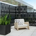 thumbnail image 6 of Veradek Outdoor Privacy Screen 3-Panel Set w/ Stand - (Star), 6 of 10