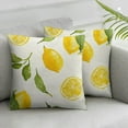 thumbnail image 3 of Lemon Pillow Cover Summer Farmhouse Watercolor Cushion Cover Yellow Home Warm Home Love Decoration Pillow Cover Home Office Sofa Lemon Cover 1 set of 2, various sizes, 3 of 7