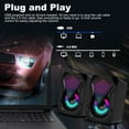 thumbnail image 3 of Computer Speakers for Desktop or Laptop, 2.0 Stereo RGB PC Gaming Speakers with Stereo Surround Bass, 7 Colors LED Lights, USB-Powered 3.5mm Wired Speakers for PC Smartphone Tablet Projector TV, 3 of 9