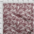 thumbnail image 3 of oneOone Rayon Maroon Fabric Leaf Craft Projects Decor Fabric Printed By The Yard 56 Inch Wide, 3 of 4
