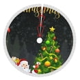 thumbnail image 1 of Faldas para árbol de Navidad de 30 pulgadas, tapete para árbol de Navidad para vacaciones de invierno, falda para árbol de Navidad para decoraciones navideñas rústicas, 1 of 1