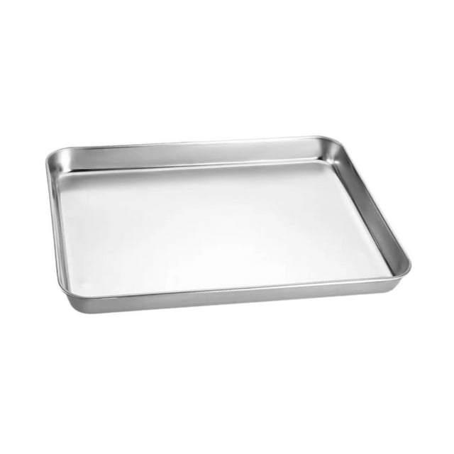 Bandeja para servir perfecl organizadora de mesa rectangular acero inoxidable M