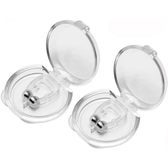 ISTAR 2X Silicone Magnetic Anti Snore Nose Clip Stop Snoring Apnea Aid Device Stopper