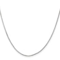 thumbnail image 4 of Auriga Fine Jewelry 925 Sterling Silver 1.1 mm Diamond-cut Round Box Chain Necklace for Women 16", 4 of 6