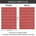 thumbnail image 4 of Red Christmas Folk Pattern Fall Garden Flags 12.5"x18" Double Side,Small Yard Flags for Outside,Outdoor Fall Decor,Autumn Funny Garden Flag Yard Decoration, 4 of 4