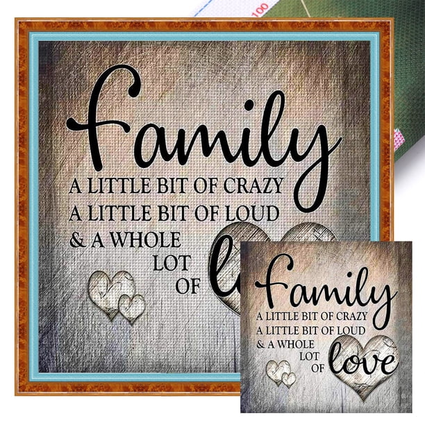(4) Hilo Algodón Ecológico 11CT Impresión 3 Hebras 40 * 40 CM Letras Literarias Kit Serie Bodegones en Punto Cruz FAMILIAR (manual en Inglés) SZX76