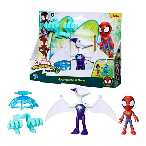 Set de Juegos Hasbro Spidey and His Amazing Friends Ghostasaurus y Spidey Dinowebs