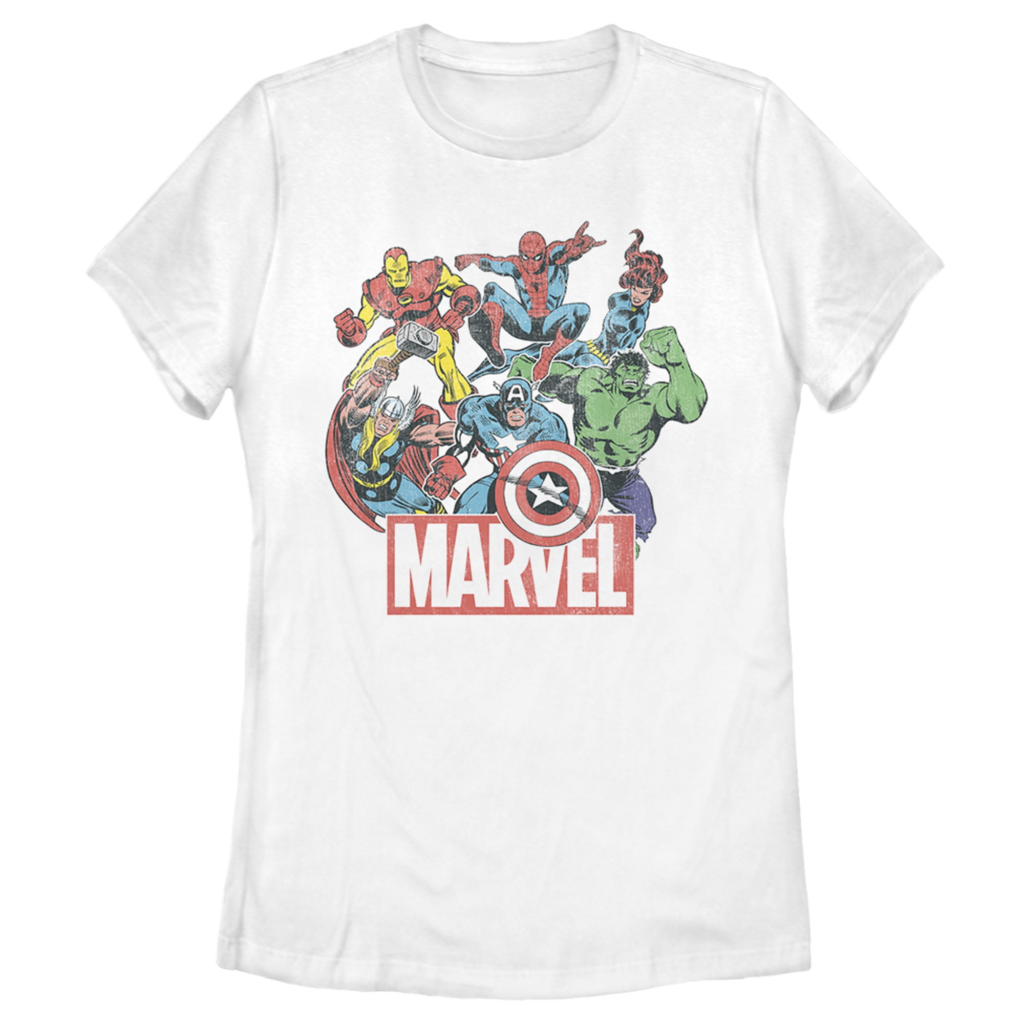 Women's Marvel Classic Hero Collage 