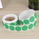 thumbnail image 2 of EeaseMX 500 pegatinas adhesivas redondas de papel para regalo (verdes) por rollo., 2 of 7