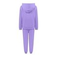 thumbnail image 6 of Lovzfmll Women's 2024 Fall 2 Piece Outfits Sweatsuits Piece Hoodie Long Sleeve Sweatshirt and Casual Long Pants Tracksuit Sets, 6 of 6