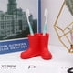 thumbnail image 3 of Billuyoard Soporte para cepillos de dientes, Botas de lluvia Soporte para cepillos de Silicona Adorable Multifuncional con orificios de Juegos de accesorios de baño No.2, 3 of 6