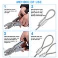 thumbnail image 5 of Clamp Plier,Rope Tool Clamp Wire Rope Hand Portable Tool Clamp Plier Clamp Tool Lines Plier Tool Wire Hand Twirltide Portable Wire, 5 of 5