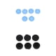 thumbnail image 1 of 2Ajuste El De cubierta De La Silicona Analógica Stick Grips Para PSV1000 2000, 1 of 5