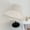 off white, variant on Vinyl Fisherman Hat Girl Xia Chao Big Eaves Showing Hat Outdoor Various Sun Hat Anti -UVs Covering Face Hat