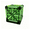 Green, variant on 4D Tesseract Cube Lamp, Infinite Space LED Light, Touch Dimmable, USB-C Rechargeable Futuristic Desk Decor Lamp（Blue）