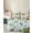 Light Green, variant on COTTON TIME 3-Piece Queen Duvet Cover Set, Blue Floral Printed, Soft Breathable