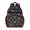 Dog Paw Print, variant on Golden Retriever and Floral Purple Backpack for School, Cute School Bag with Adjustable Shoulder Straps and Padded Back, 15.25"x11.5"x5.25"