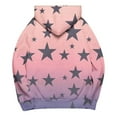 thumbnail image 4 of ShiShine Hoodies for Women Oversized Star Printed Sweatshirts Long Sleeve 2025 Fall Fashion Pullover Clothes, 4 of 5