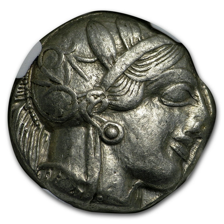 Athens Ag Tetradrachm Owl (440-404 BC) Ch XF NGC (Parliament Col)