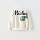 thumbnail image 3 of Ropa de Disney para niños y niñas, Tops de manga larga con estampado de Mickey y Minnie, sudadera informal de cuello redondo con dibujos animados, moda de otoño, 3 of 4