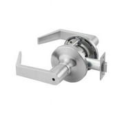 Yale  2.75 in. Backset Commercial Privacy Augusta Lever Grade 1 Cylindrical Lock, Satin Chrome
