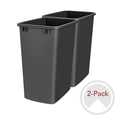 thumbnail image 1 of Rev-A-Shelf Bac à Déchets Noir de Remplacement en Polymère 35 Qt, Lot de 2, RV-35-18-2, 1 of 6