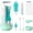blue, variant on Electric Bottle Brush, Electric Baby Bottle Brush Set with Silicone Bottle/Pacifier/Straw Brush and Mixing Head, Waterproof Bottle Cleaner Brush with Drainage Rack- Green