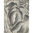 thumbnail image 3 of Leo Gestel 15x18 Black Modern Framed Museum Art Print Titled - Farmer with Team and Draft Horse (1927), 3 of 5